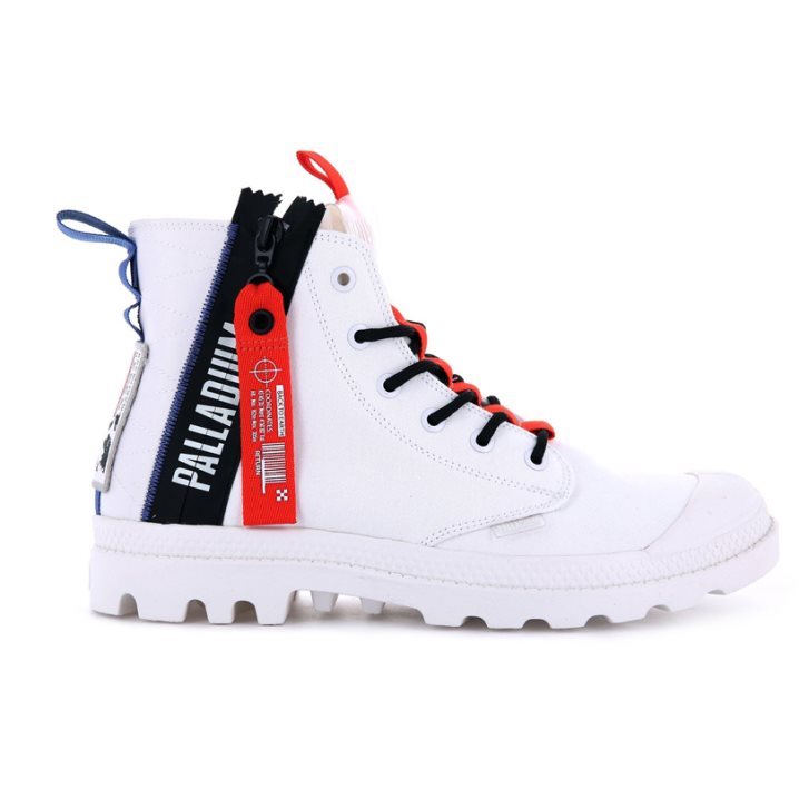 Palladium Pampa Hi Ticket To Earth Laarzen Dames Wit | NL 82ZOPLV